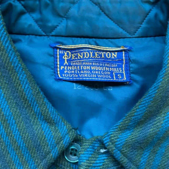 Vintage Pendleton wool button up over shirt, used good condition - Picture 2 of 8